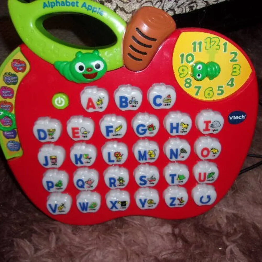 VTECH Alphabet Apple Talking Learning Toy New